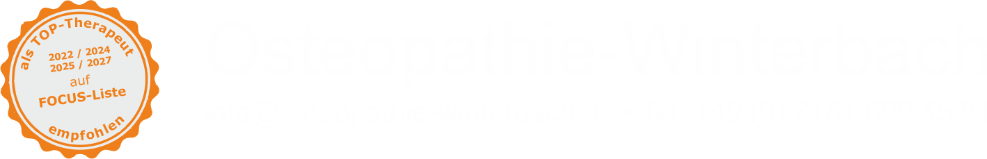 Banner Osteopathie Winterbach mit Siegel Focus Liste